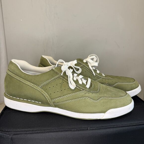 Rockport Prowalker Men’s Casual Tennis Shoes Green Suede Size 11.5 M Rare - Picture 2 of 10